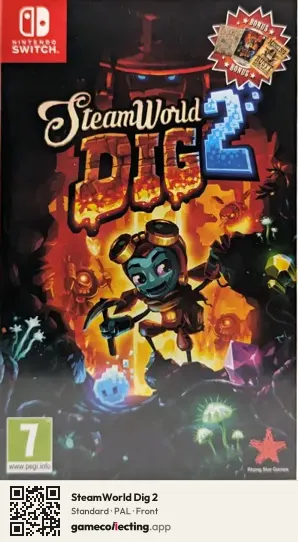 SteamWorld Dig 2 Nintendo Switch, PAL box front