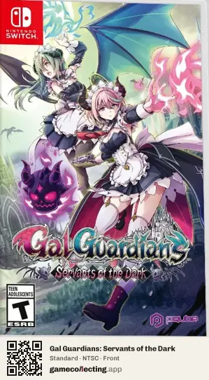 Gal Guardians: Servants of the Dark Nintendo Switch, NTSC box front