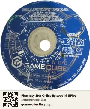 Phantasy Star Online Episode I & II Plus Nintendo GameCube, Asia disc