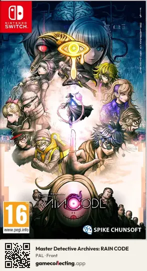 Master Detective Archives: RAIN CODE Nintendo Switch, PAL box front