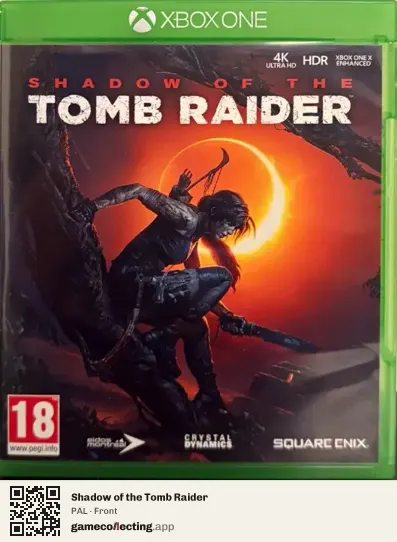 Shadow of the Tomb Raider Xbox One, PAL box front