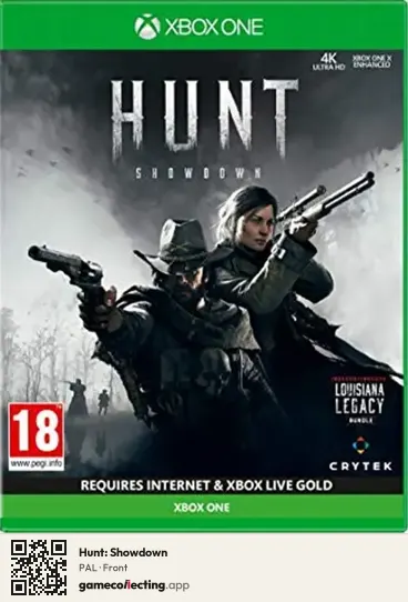 Hunt: Showdown Xbox One, PAL box front