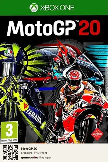 MotoGP 20 Xbox One, PAL box front