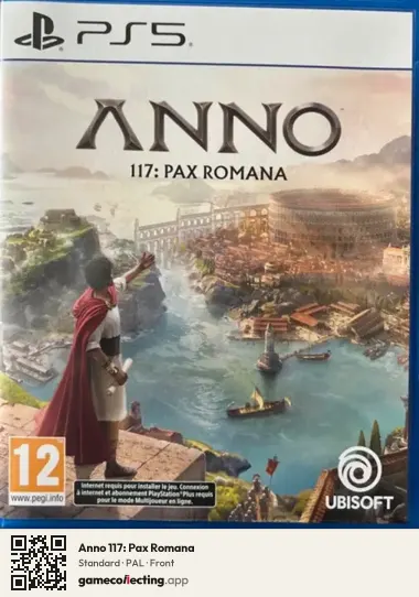 Anno 117: Pax Romana PlayStation 5, PAL box front