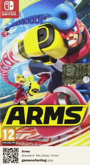 Arms Nintendo Switch, Italy box front