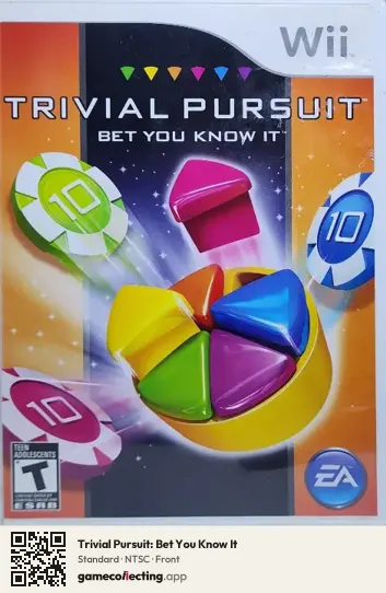 Trivial Pursuit: Bet You Know It Nintendo Wii, NTSC box front