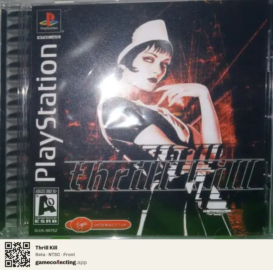 Thrill Kill PlayStation, NTSC box front