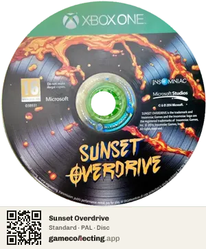 Sunset Overdrive Xbox One, PAL disc