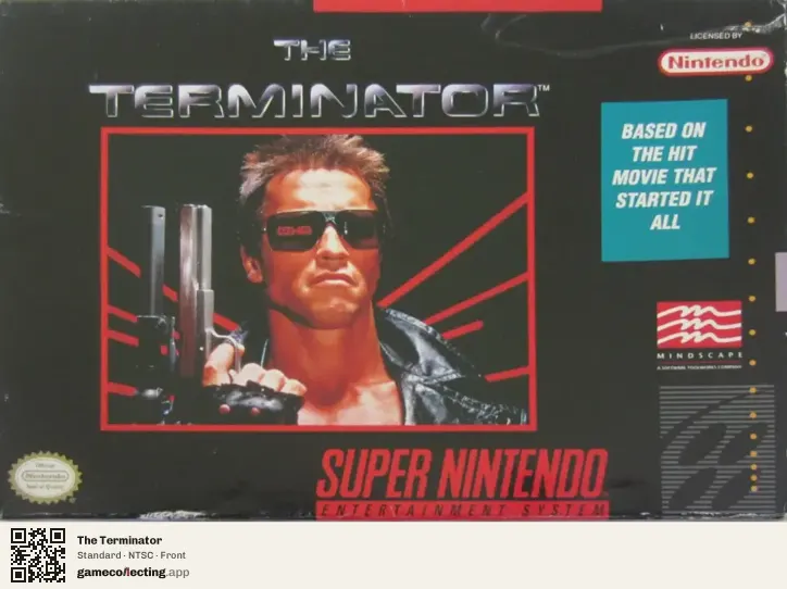 The Terminator Super Nintendo Entertainment System, NTSC box front