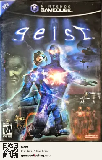 Geist Nintendo GameCube, NTSC box front