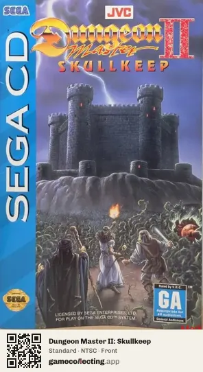 Dungeon Master II: Skullkeep Sega Mega-CD / Sega CD, NTSC box front