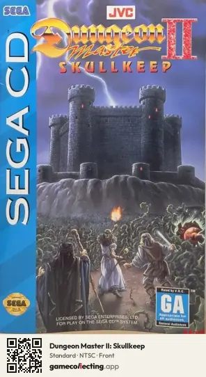 Dungeon Master II: Skullkeep Sega Mega-CD / Sega CD, NTSC box front