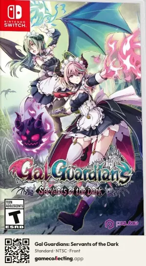 Gal Guardians: Servants of the Dark Nintendo Switch, NTSC box front
