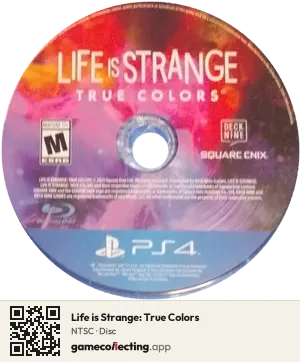 Life is Strange: True Colors PlayStation 4, NTSC disc