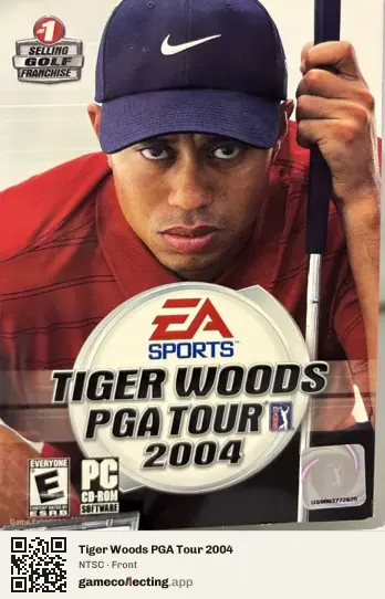 Tiger Woods PGA Tour 2004 Computer, NTSC box front