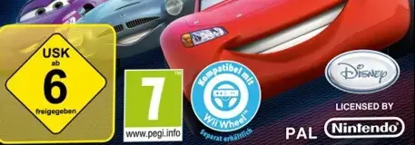 Cars 2, the USK square on its front