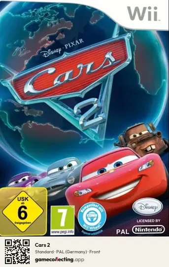 Cars 2 Nintendo Wii, Germany box front