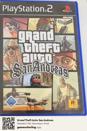 Grand Theft Auto: San Andreas PlayStation 2, Germany box front
