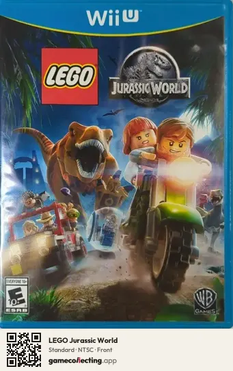 LEGO Jurassic World Nintendo Wii U, NTSC box front
