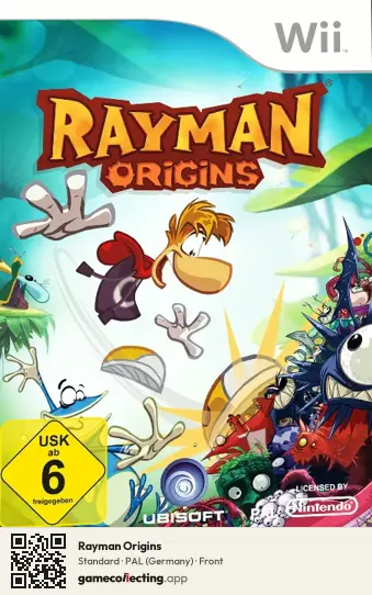 Rayman Origins Nintendo Wii, Germany box front