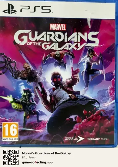 Marvel's Guardians of the Galaxy PlayStation 5, PAL box front