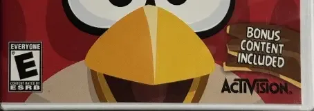Angry Birds Trilogy, the ESRB box on its front