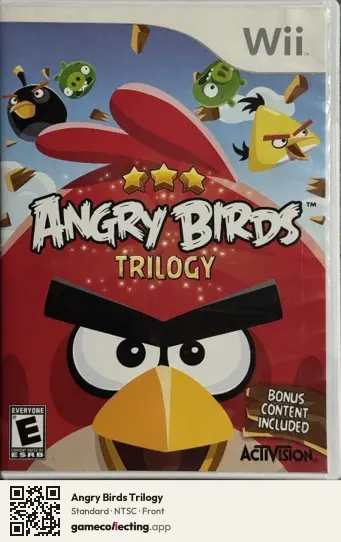 Angry Birds Trilogy Nintendo Wii, NTSC box front