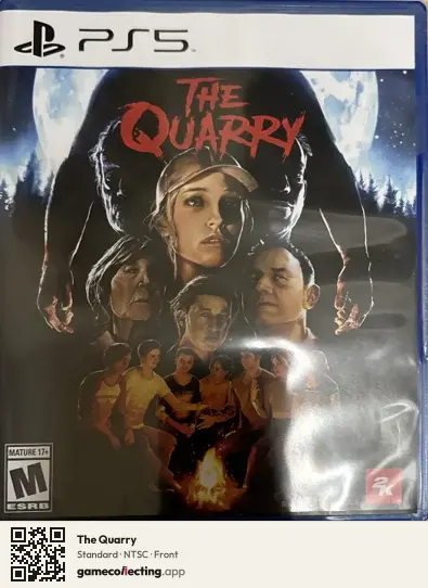 The Quarry PlayStation 5, NTSC box front