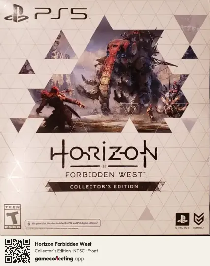 Horizon Forbidden West PlayStation 5, NTSC box front