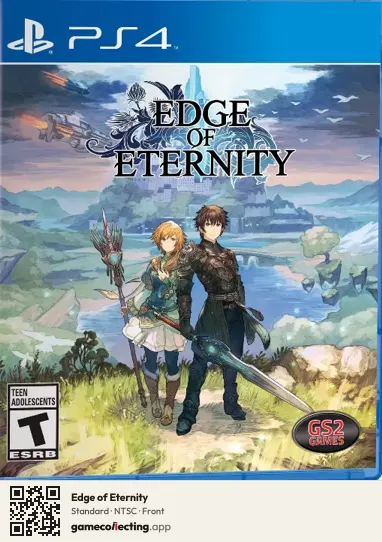 Edge of Eternity PlayStation 4, NTSC box front