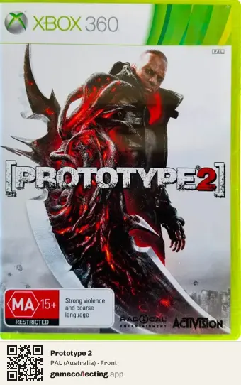 Prototype 2 Xbox 360, Australia box front