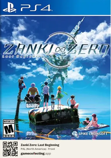 Zanki Zero: Last Beginning PlayStation 4, North America box front