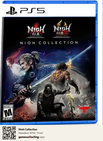 Nioh Collection PlayStation 5, NTSC box front