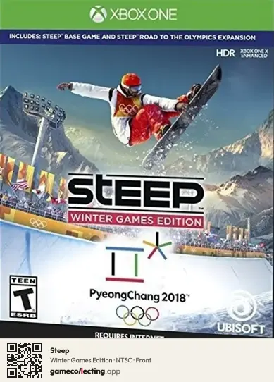 Steep Xbox One, NTSC box front