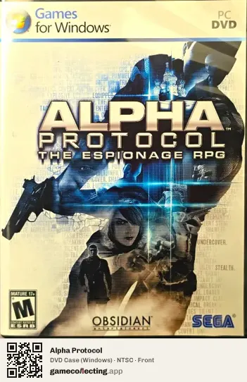 Alpha Protocol Computer, NTSC box front