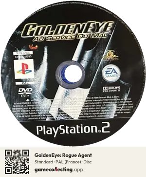 GoldenEye: Rogue Agent PlayStation 2, PAL disc