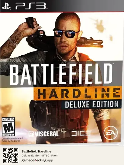 Battlefield Hardline PlayStation 3, NTSC box front