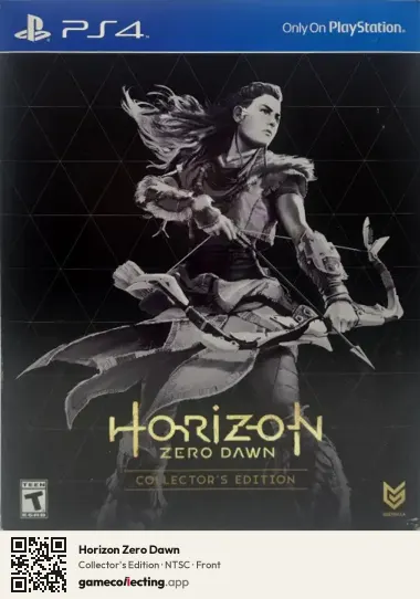 Horizon Zero Dawn PlayStation 4, NTSC box front