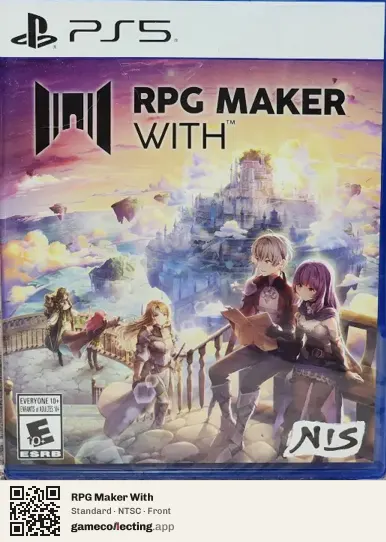 RPG Maker With PlayStation 5, NTSC box front