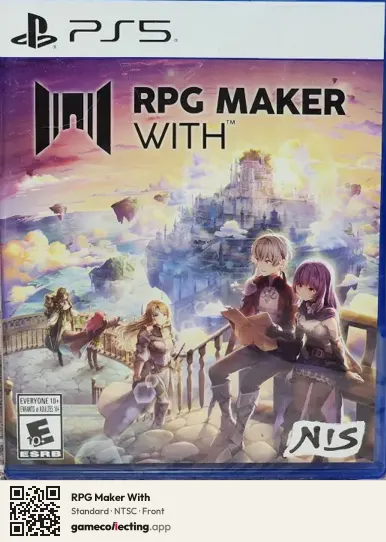 RPG Maker With PlayStation 5, NTSC box front