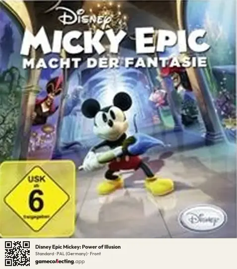 Disney Epic Mickey: Power of Illusion Nintendo 3DS, Germany box front