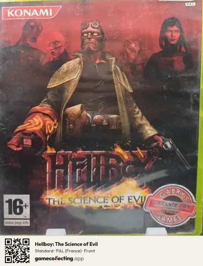 Hellboy: The Science of Evil Xbox 360, France box front