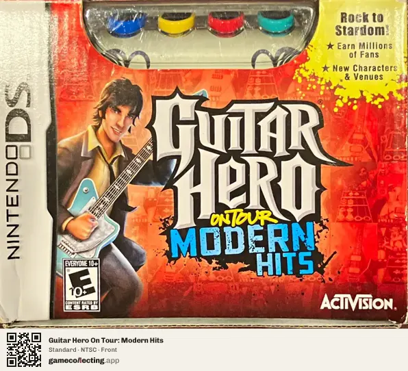 Guitar Hero On Tour: Modern Hits Nintendo DS, NTSC box front
