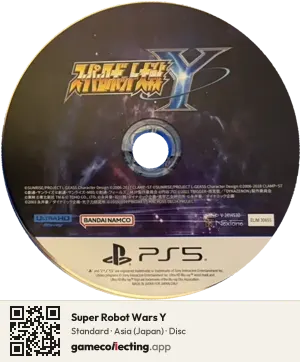 Super Robot Wars Y PlayStation 5, Asia disc