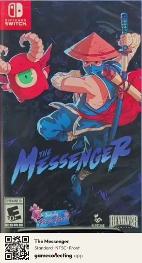 The Messenger Nintendo Switch, NTSC box front