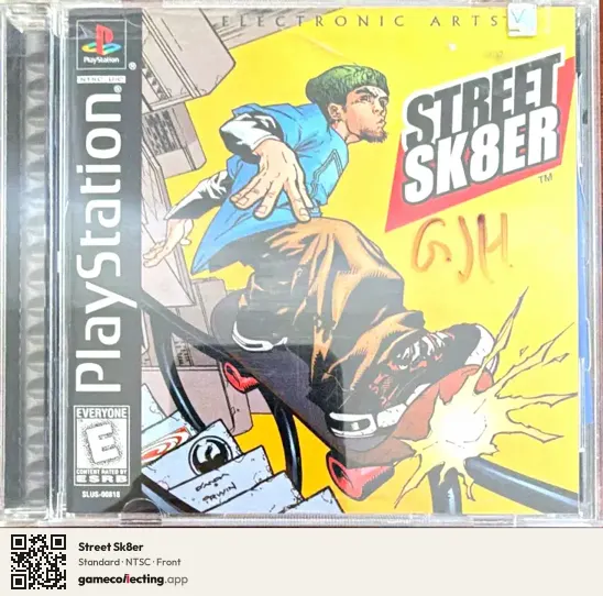 Street Sk8er PlayStation, NTSC box front