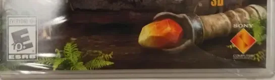 Wonderbook: Walking with Dinosaurs, the ESRB box on its front
