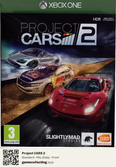 Project CARS 2 Xbox One, Italy box front