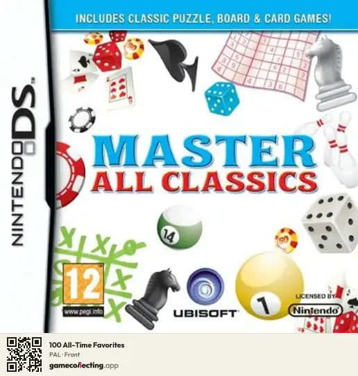 100 All-Time Favorites Nintendo DS, PAL box front