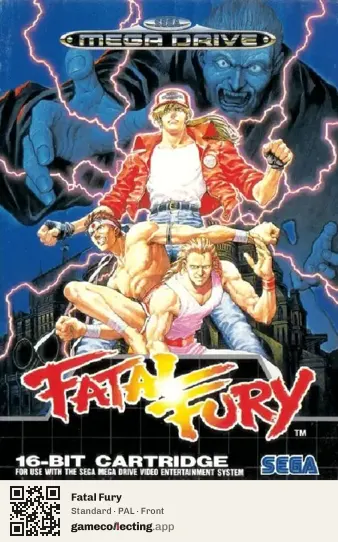 Fatal Fury Sega Mega Drive / Genesis, PAL box front